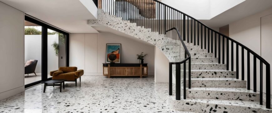 terrazzo floor tiles