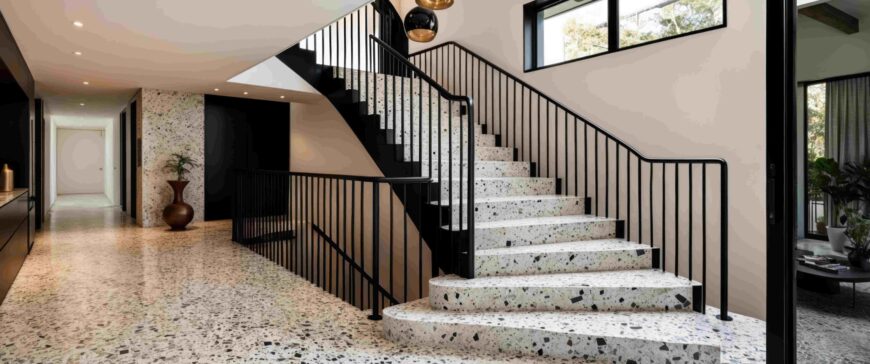 terrazzo floor tiles